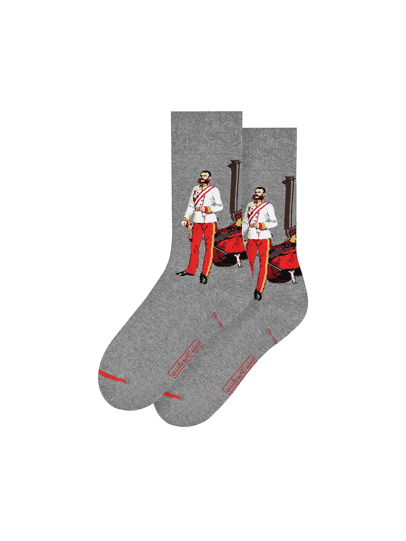 MUSEARTA | Damen Socken KAISER FRANZ JOSEF grey-multi (36-40) | 